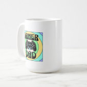 Gamer Vater Kaffeetasse (Vorderseite Links)
