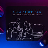 Gamer Vater | Monogram Vatertag Mousepad