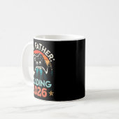 Gamer Vater New Pater Loading 2026 Funny Future Va Kaffeetasse (Vorderseite Links)