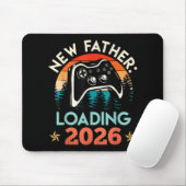 Gamer Vater New Pater Loading 2026 Funny Future Va Mousepad (Mit Mouse)