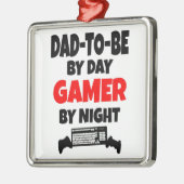 Gamer-Vater Ornament Aus Metall (Links)