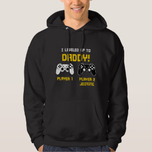 Gamer-Vater-Spieler-Gaming-Konsole-Geschlechterent Hoodie