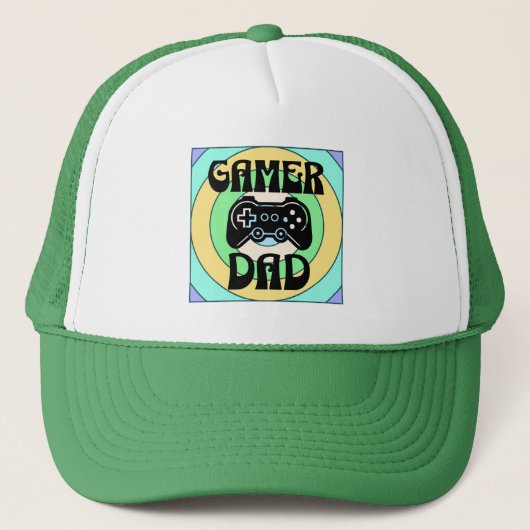 Gamer Vater Truckerkappe (Vorderseite)