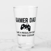 Gamer-Vater wie ein normaler Vater nur viel Cooler Glas (Vorderseite)