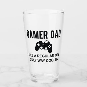 Gamer-Vater wie ein normaler Vater nur viel Cooler Glas