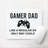 Gamer-Vater wie ein normaler Vater nur viel Cooler Mousepad (Mit Mouse)