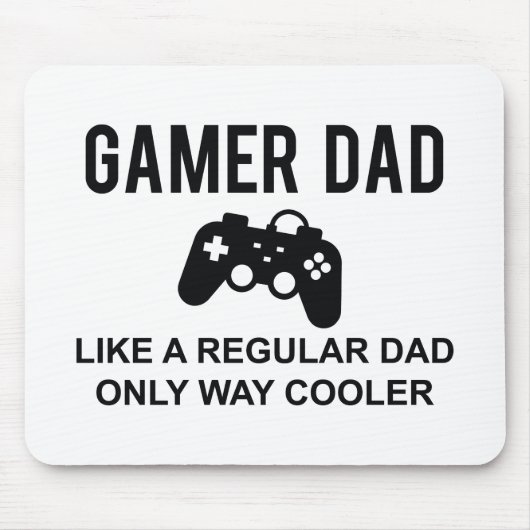 Gamer-Vater wie ein normaler Vater nur viel Cooler Mousepad (Vorne)