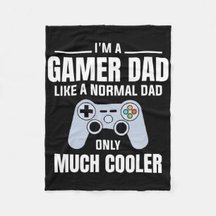 Gamer Vater wie ein normaler Vater - Videospielvat Fleecedecke