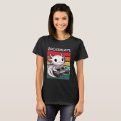 Gamer Video Game Axolotl Computer Nerd Funny T-Shirt (Vorne ganz)