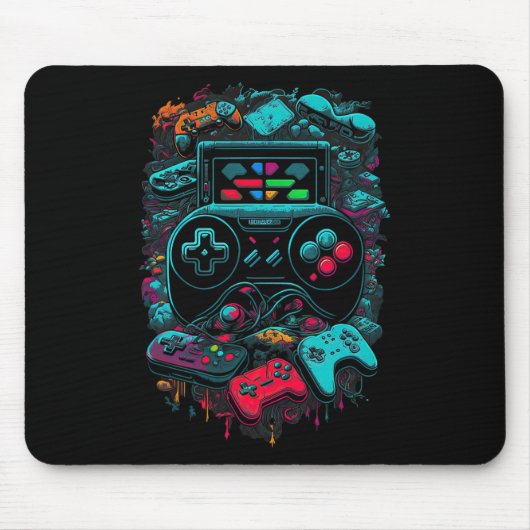 Gamer Video Game Controller 14 Mousepad (Vorne)