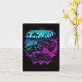 Gamer Video Game Controller 15 Karte (Gelbe Blume)