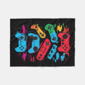 Gamer Video Game Controller 18 Fleecedecke (Vorderseite (Horizontal))