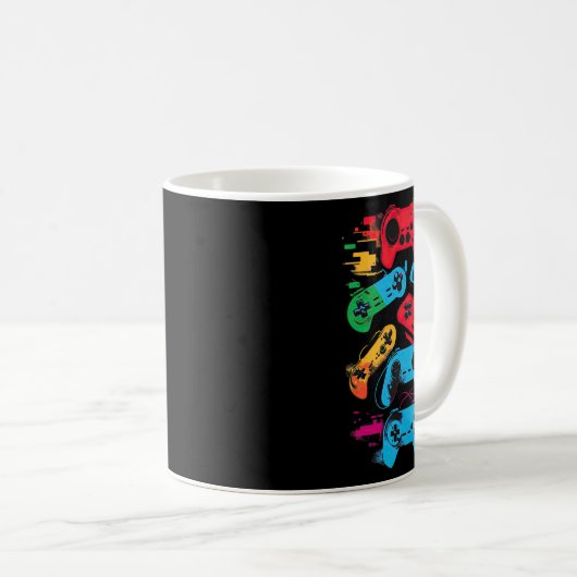 Gamer Video Game Controller 18 Kaffeetasse (VorderseiteRechts)