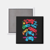 Gamer Video Game Controller 18 Magnet (Vorderseite/Rückseite)