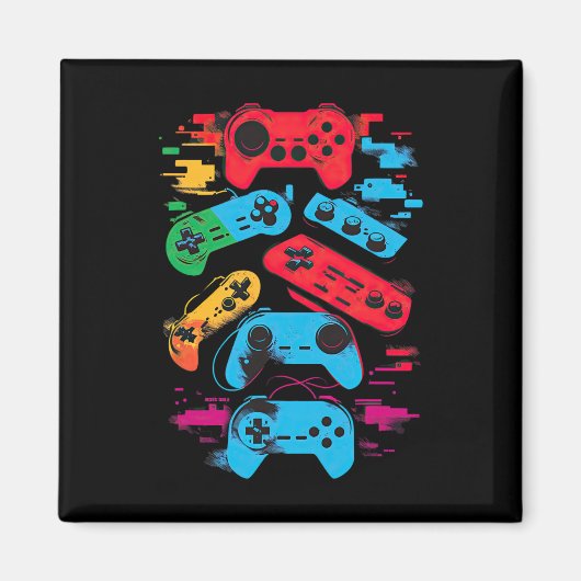 Gamer Video Game Controller 18 Magnet (Vorne)