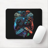 Gamer Video Game Controller 19 Mousepad (Mit Mouse)