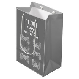 Gamer Video Game Controller Geburtstag Mittlere Geschenktüte