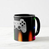 Gamer Video Game Controller Neors Black Tasse (VorderseiteRechts)