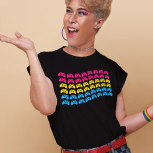 Gamer Video Game Controller Pansexual Prix Flag T-Shirt