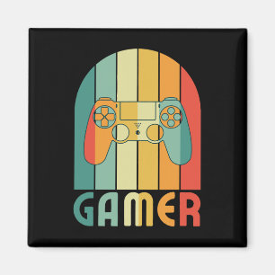 Gamer Video Games Player for Game Player Gamer Vat Magnet