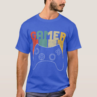 Gamer Vintag Retro Video Game lustige Familie T-Shirt
