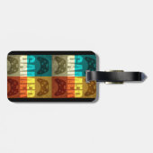 GAMER VINTAG VIDEO GAME CONTROLLER GEPÄCKANHÄNGER (Rückseite horizontal)