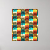 GAMER VINTAG VIDEO GAME CONTROLLER LEINWANDDRUCK (Vorderseite)