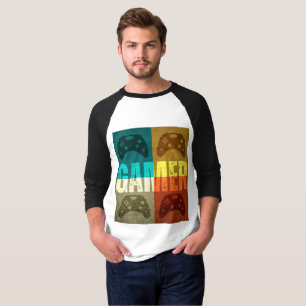 GAMER VINTAG VIDEO GAME CONTROLLER T - Shirt
