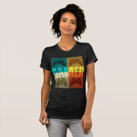 GAMER VINTAG VIDEO GAME CONTROLLER T - Shirt