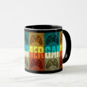 GAMER VINTAG VIDEO GAME CONTROLLER TASSE (VorderseiteRechts)