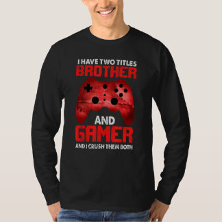 Gamer Vintage Videospiele für Boys Brother Son T-Shirt
