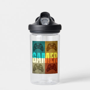 GAMER VINTAGE VIDEOSPIELKONTROLLER TRINKFLASCHE