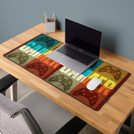 GAMER VINTAGER COMPUTER GAME GAME CONTROLLER SCHREIBTISCHUNTERLAGE (Büro 2)