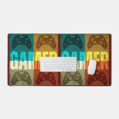 GAMER VINTAGER COMPUTER GAME GAME CONTROLLER SCHREIBTISCHUNTERLAGE (Tastatur & Maus)