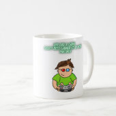 Gamer von seinem oder ihrem Partner Ich liebe mein Kaffeetasse (VorderseiteRechts)