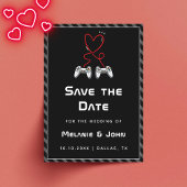 Gamer Wedding Geek Liebe Romantischer Spieler 1 2 Save The Date