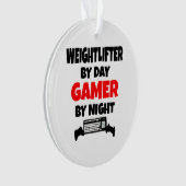 Gamer Weightlifter Ornament (Vorderseite)