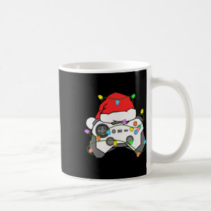 Gamer Weihnachten Gaming Santa Hut Videospiel Kont Kaffeetasse