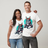 Gamer-Welpe T-Shirt (Unisex)