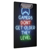 Gamer werden nicht älter klemmbrett (Rechts)
