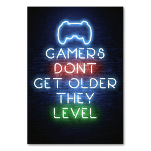 Gamer werden nicht älter tischnummer