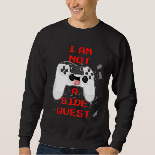 Gamer Who Lieben Video Gaming Mmorpg Rpg Quest Des Sweatshirt