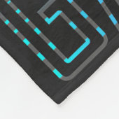 Gamer With Controller Fleecedecke (Ecke)