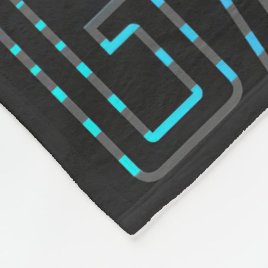 Gamer With Controller Fleecedecke (Ecke)