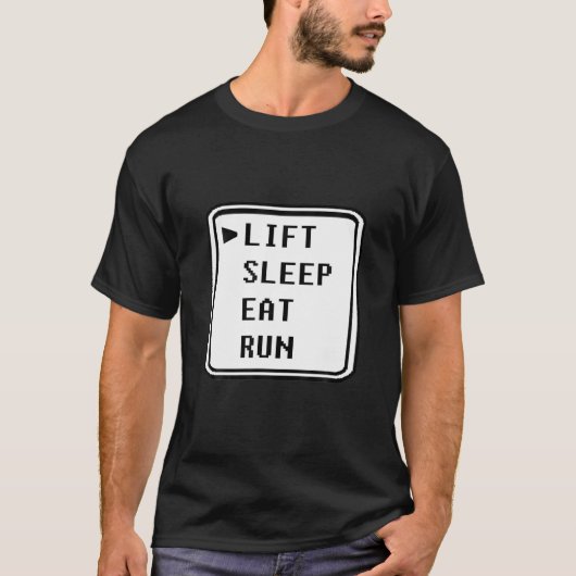 Gamer Workout T-Shirt (Vorderseite)