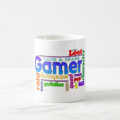 Gamer-Wort-Kunst-Tasse Kaffeetasse (Mittel)