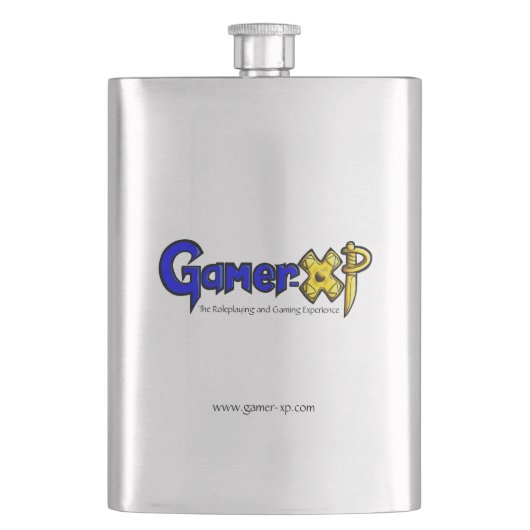 Gamer-XP Flachmann (Vorderseite)