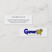 Gamer-XP Mini Visitenkarte (Vorne/Hinten)