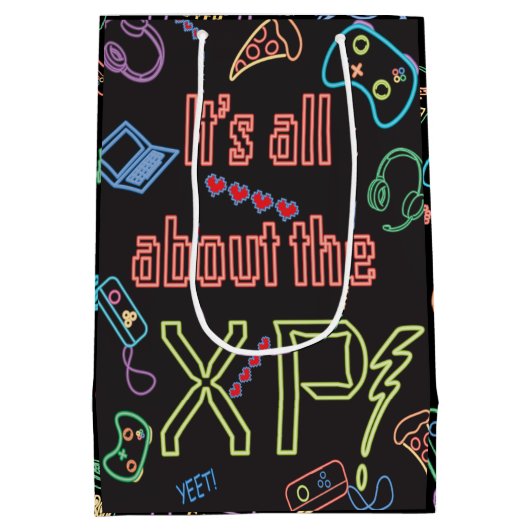 Gamer XP Mittlere Geschenktüte (Rückseite)