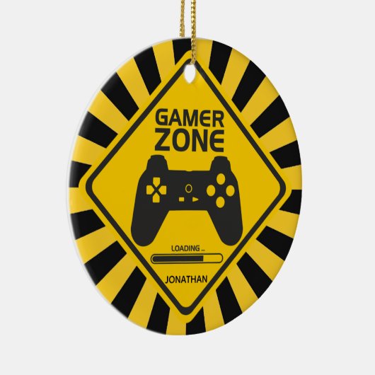 Gamer Zone Video Gaming Ornament (Rechts)